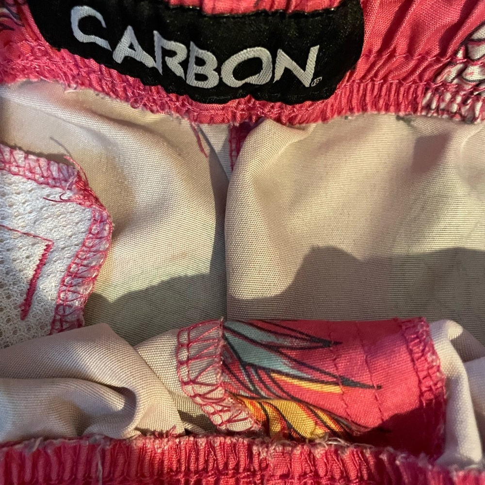 Carbon Pineapple, Summer Pink shorts with pockets-Medium - Picture 5 of 6